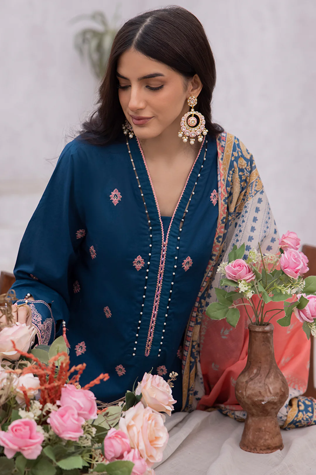 Embroidered Shirt Shalwar Dupatta - 1127