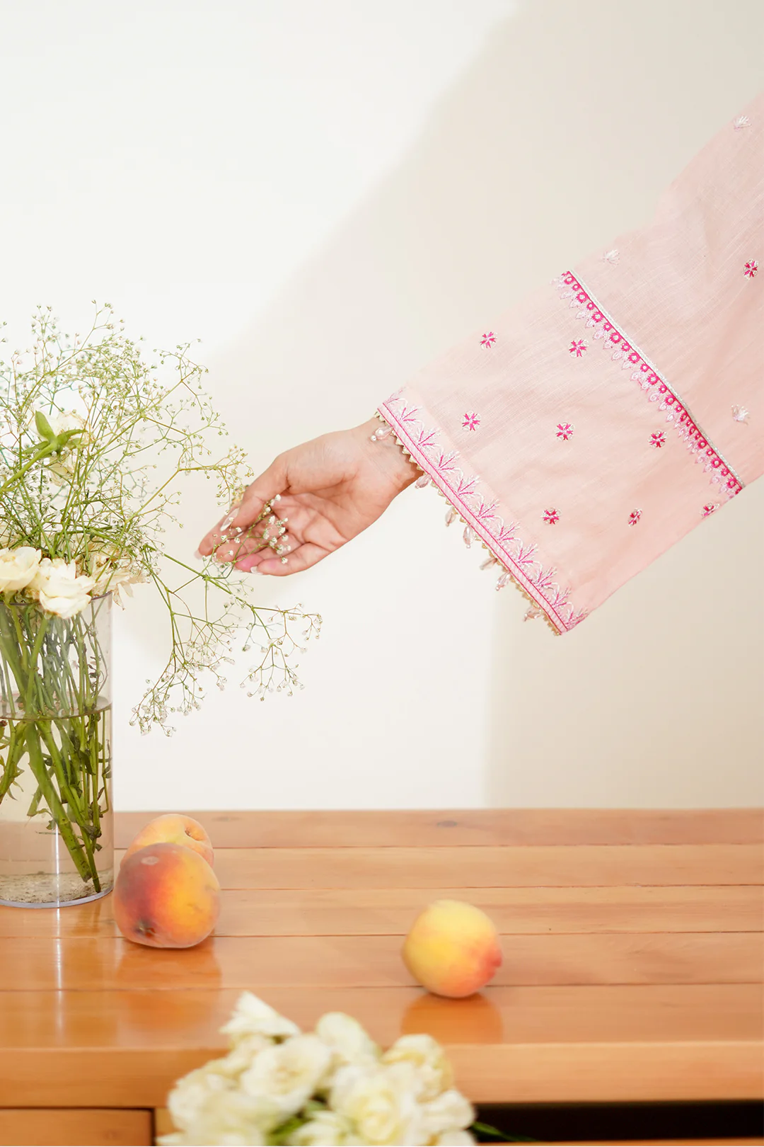 Embroidered Shirt Shalwar Dupatta - 1267 - Image 3