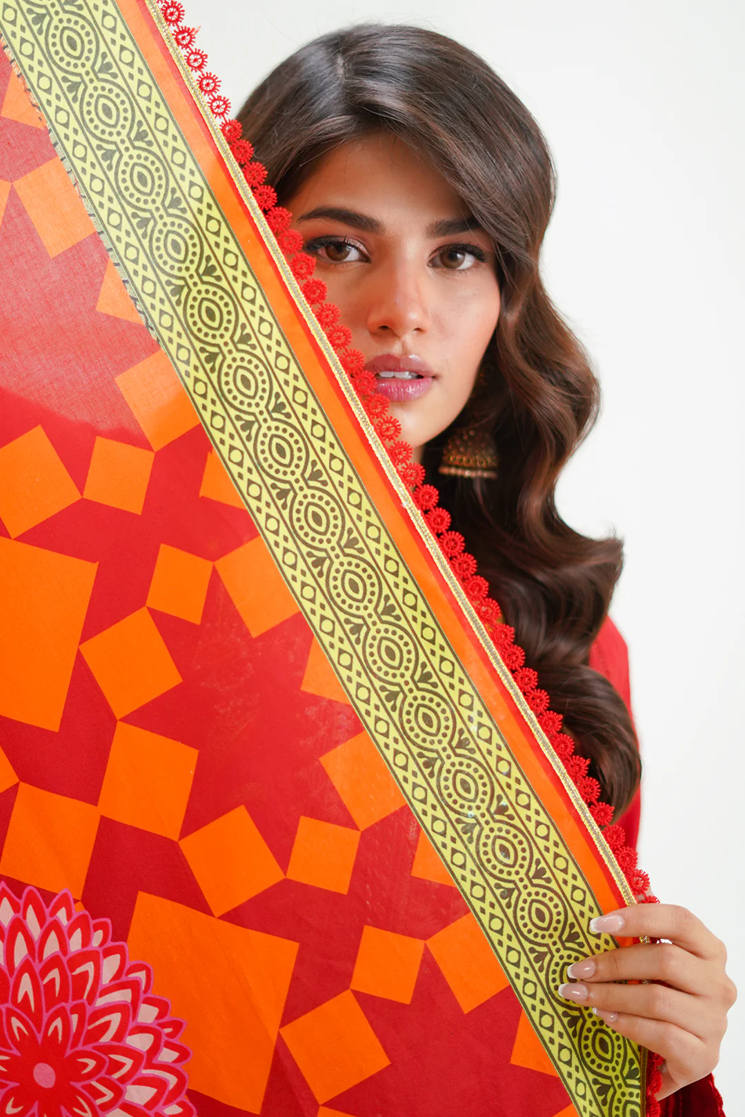 Embroidered Shirt Shalwar Dupatta - 1295 - Image 8