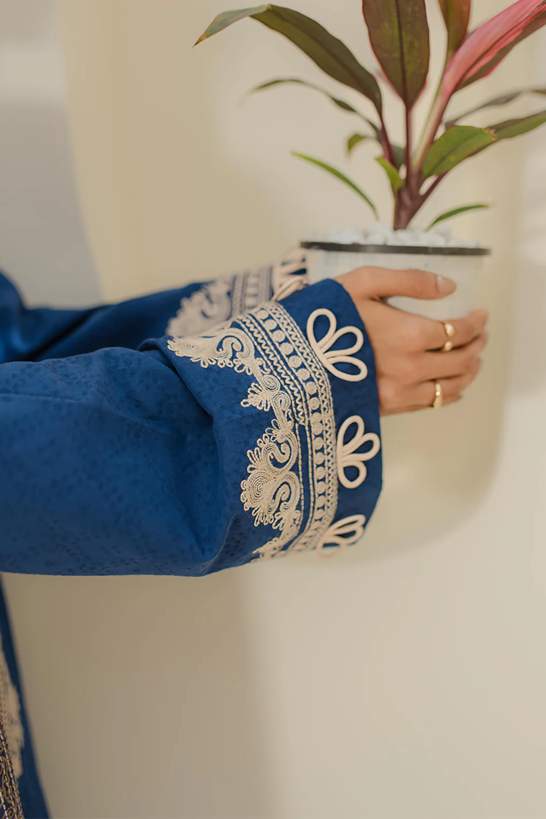 Embroidered Shirt Shalwar Dupatta - 1767 - Image 5