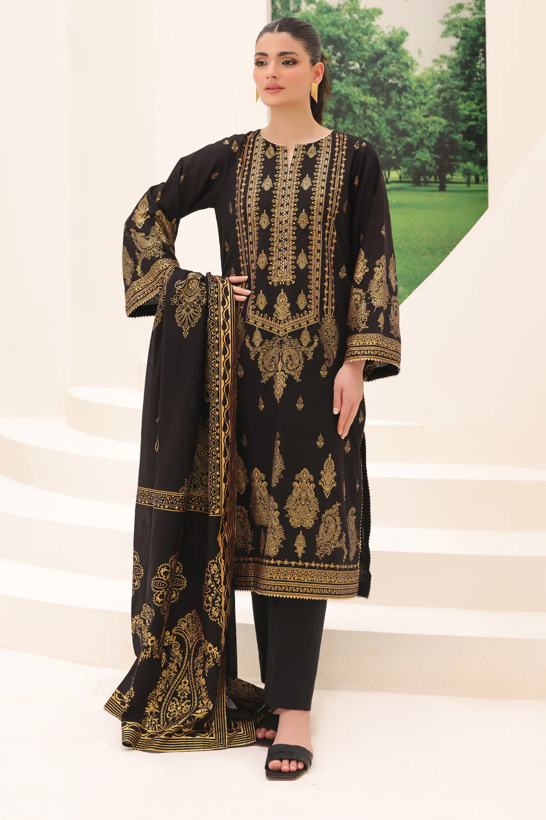 Shirt Shalwar Dupatta - 1086 - Image 4