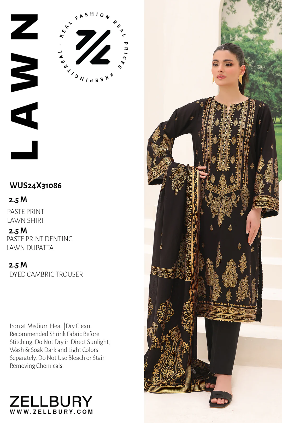 Shirt Shalwar Dupatta - 1086 - Image 8
