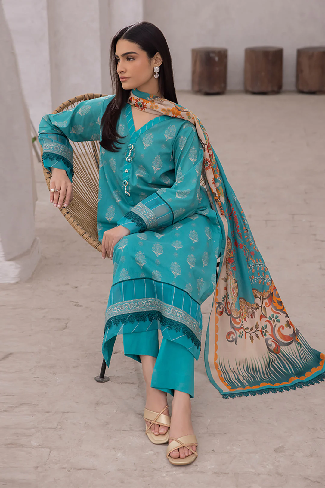 Shirt Shalwar Dupatta - 1088 - Image 3