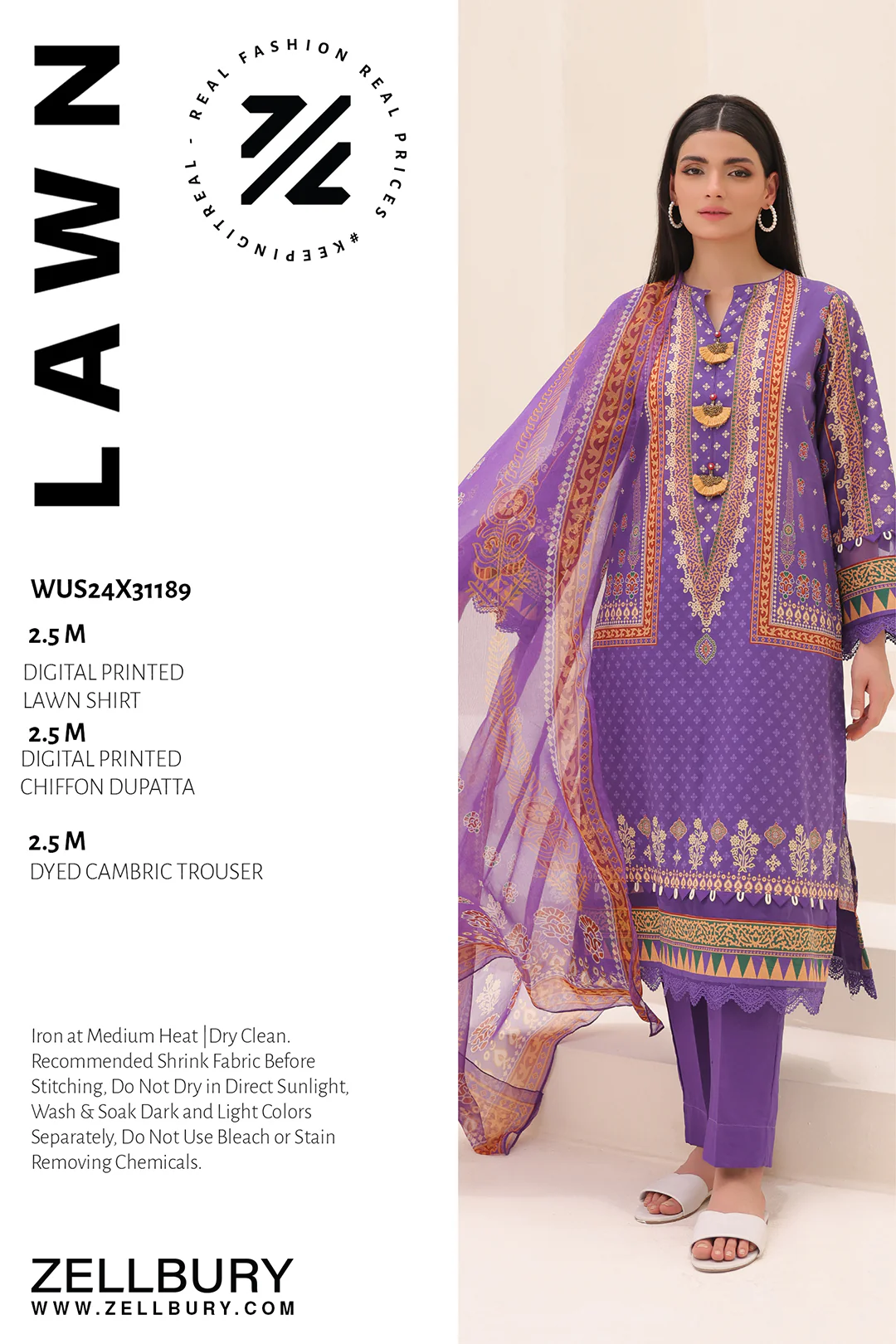Shirt Shalwar Dupatta - 1189 - Image 7