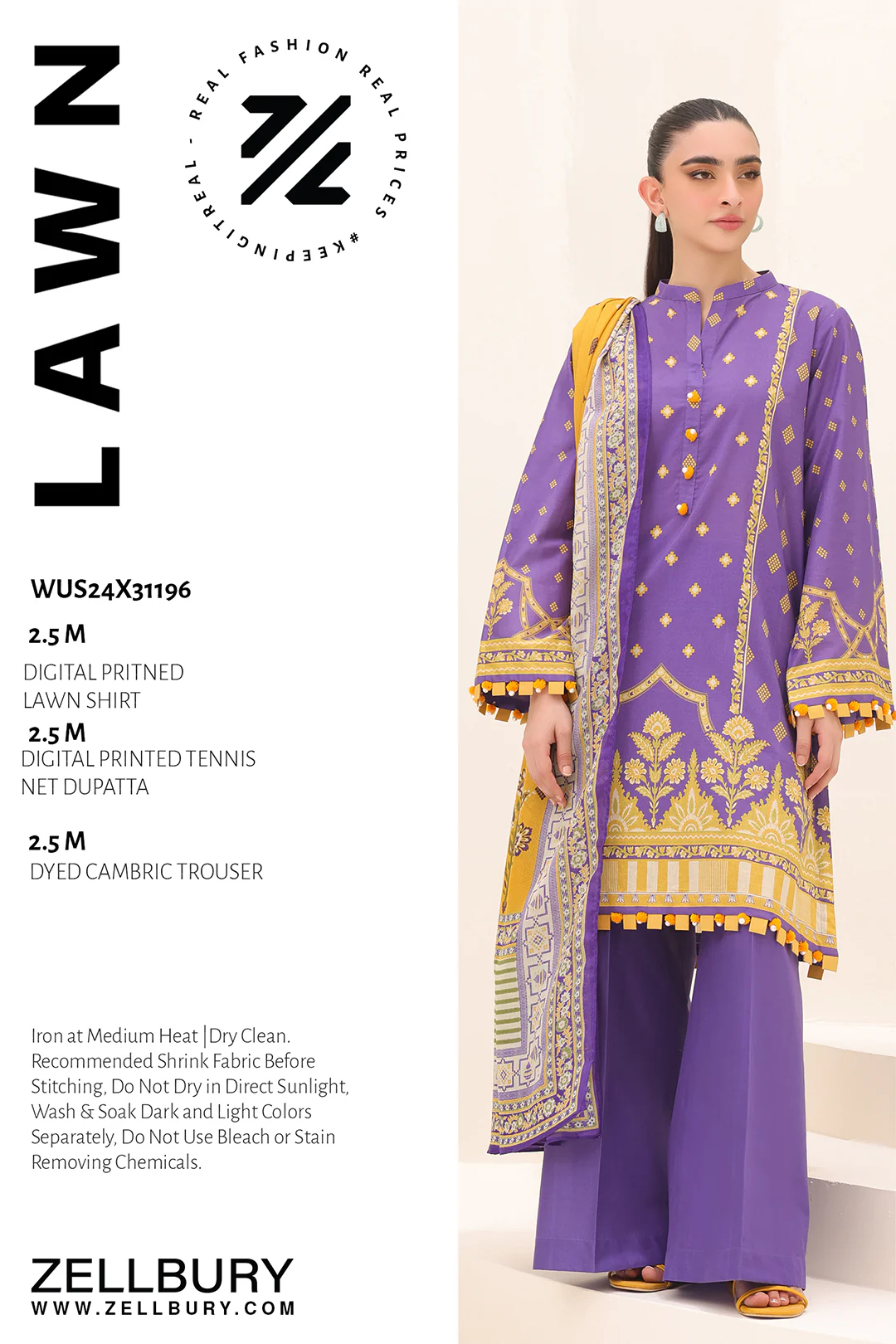 Shirt Shalwar Dupatta - 1196 - Image 6