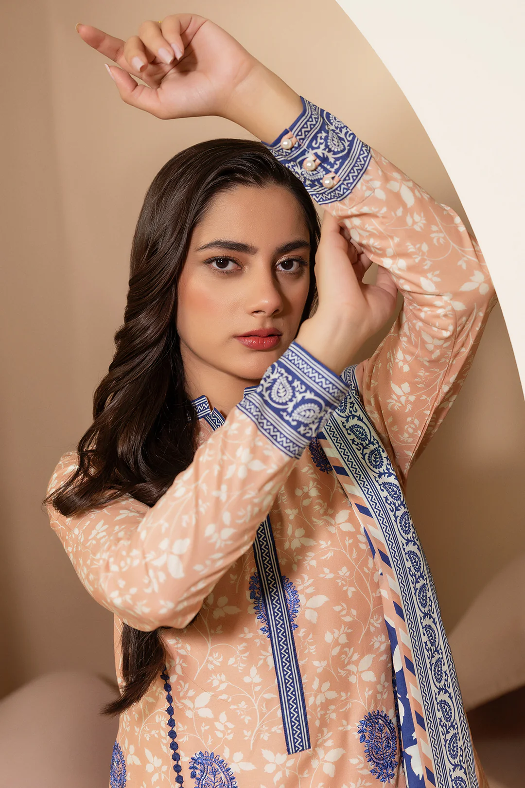 Embroidered Shirt Shalwar Dupatta - 0212 - Image 5