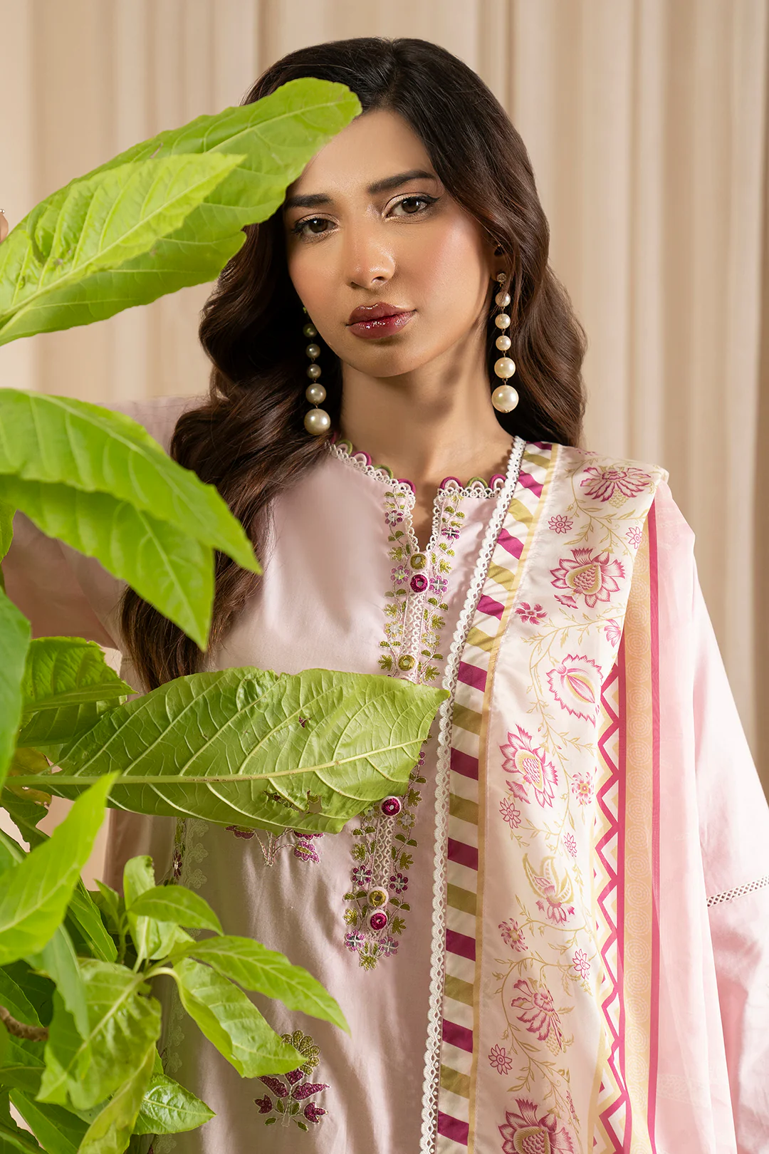 Embroidered Shirt Shalwar Dupatta - 0357 - Image 12