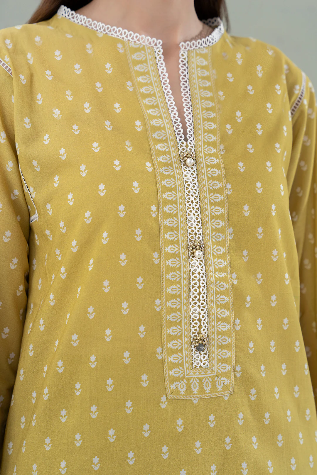 Embroidered Shirt Shalwar Dupatta - 0459 - Image 3