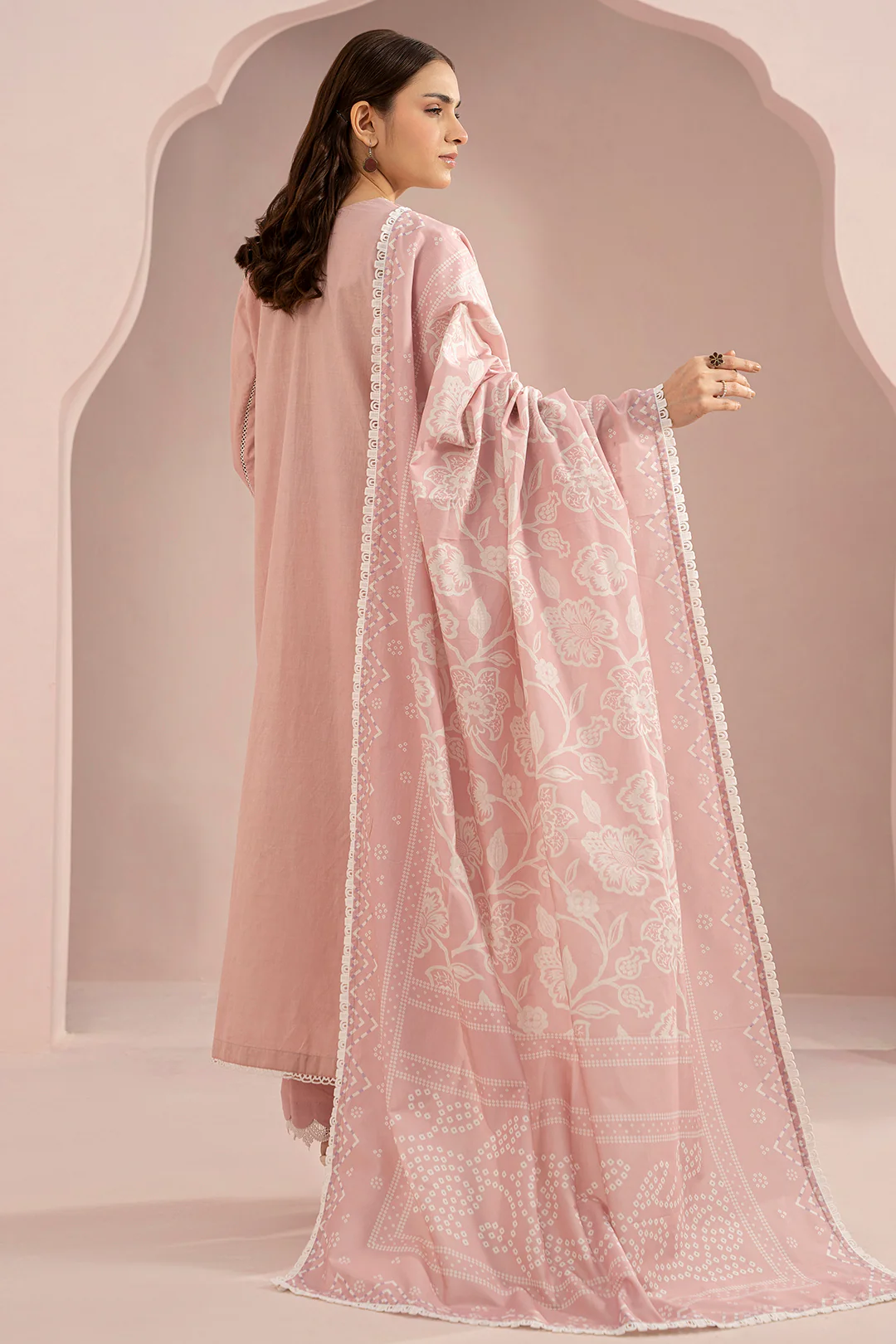 Embroidered Shirt Shalwar Dupatta - 0469 - Image 8