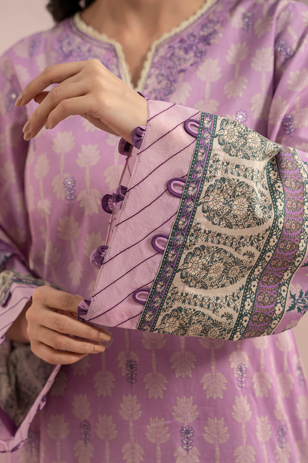 Embroidered Shirt Shalwar Dupatta - 0525 - Image 6