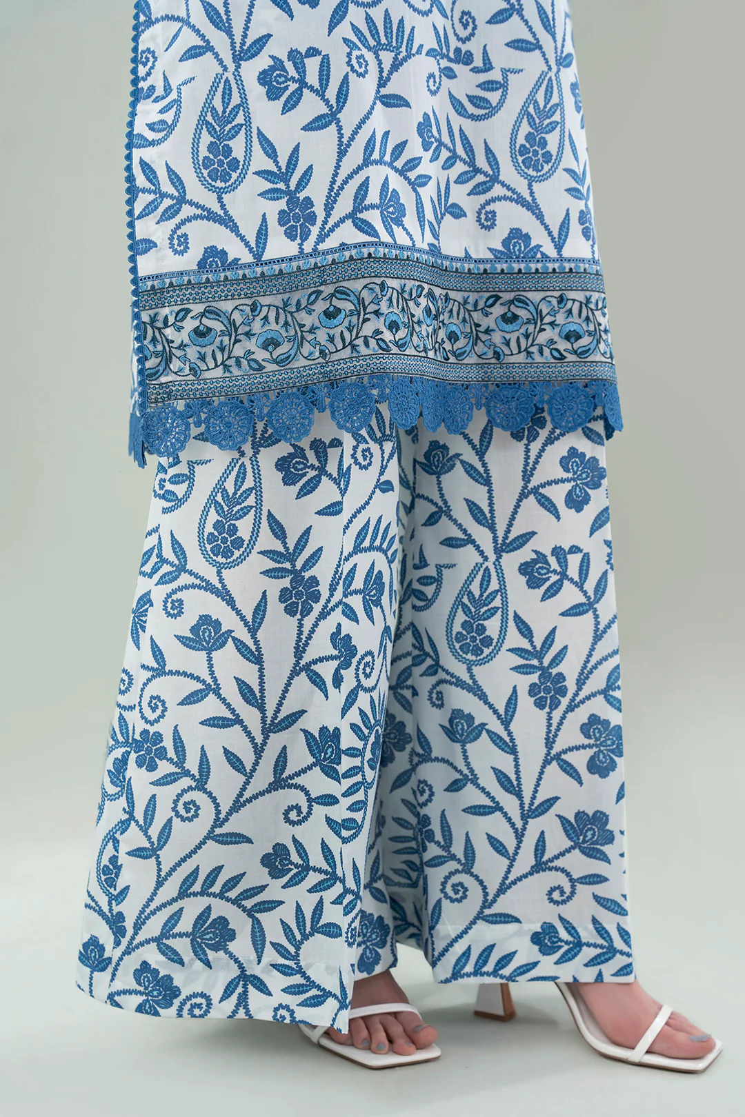 Embroidered Shirt Shalwar Dupatta - 0526 - Image 3