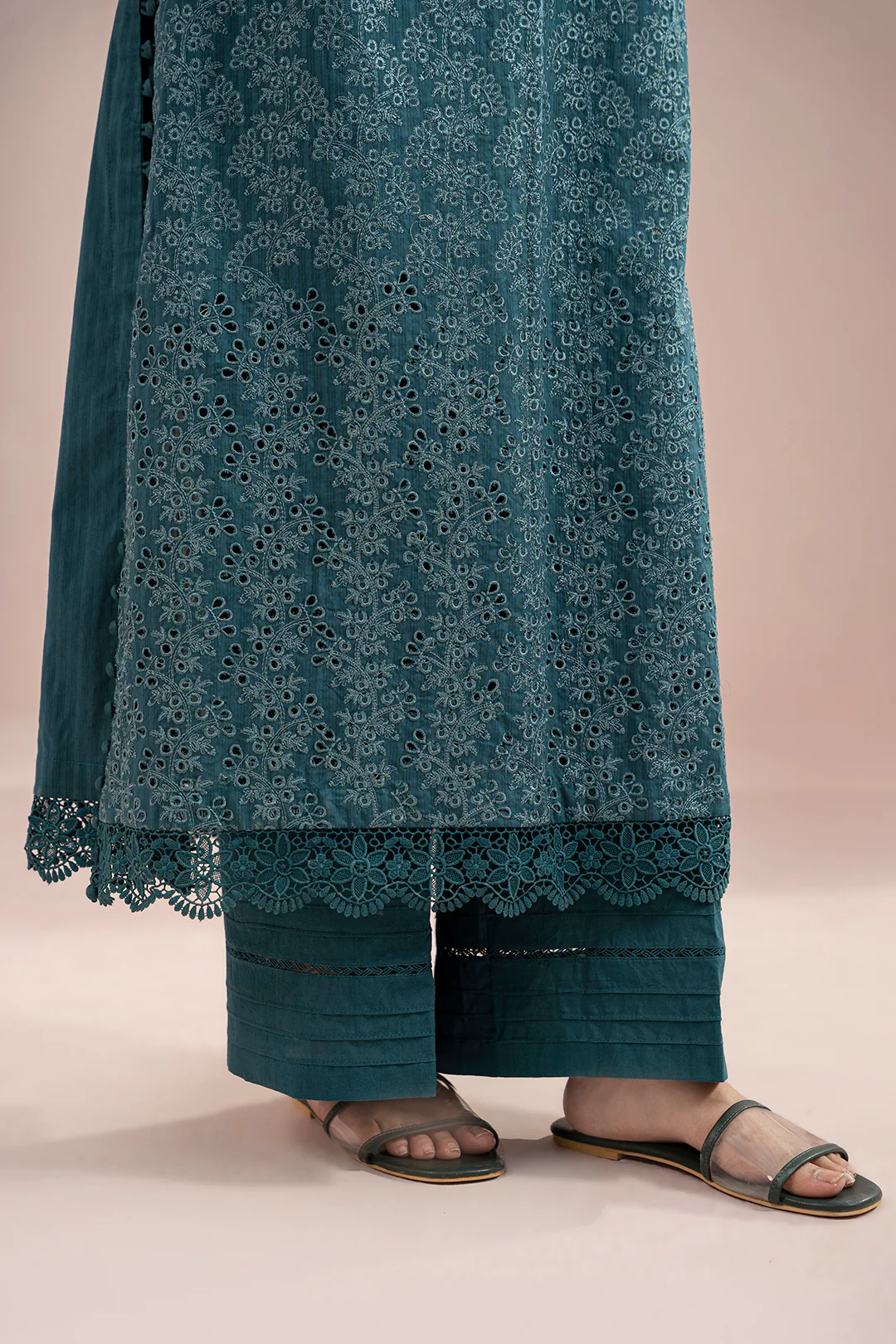 Embroidered Shirt Shalwar Dupatta - 0537 - Image 5
