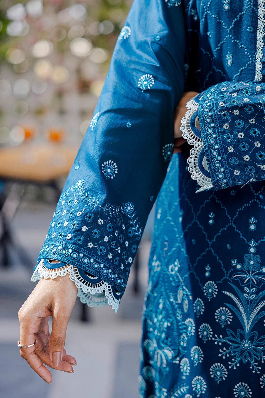 Embroidered Shirt Shalwar Dupatta - 0806 - Image 7