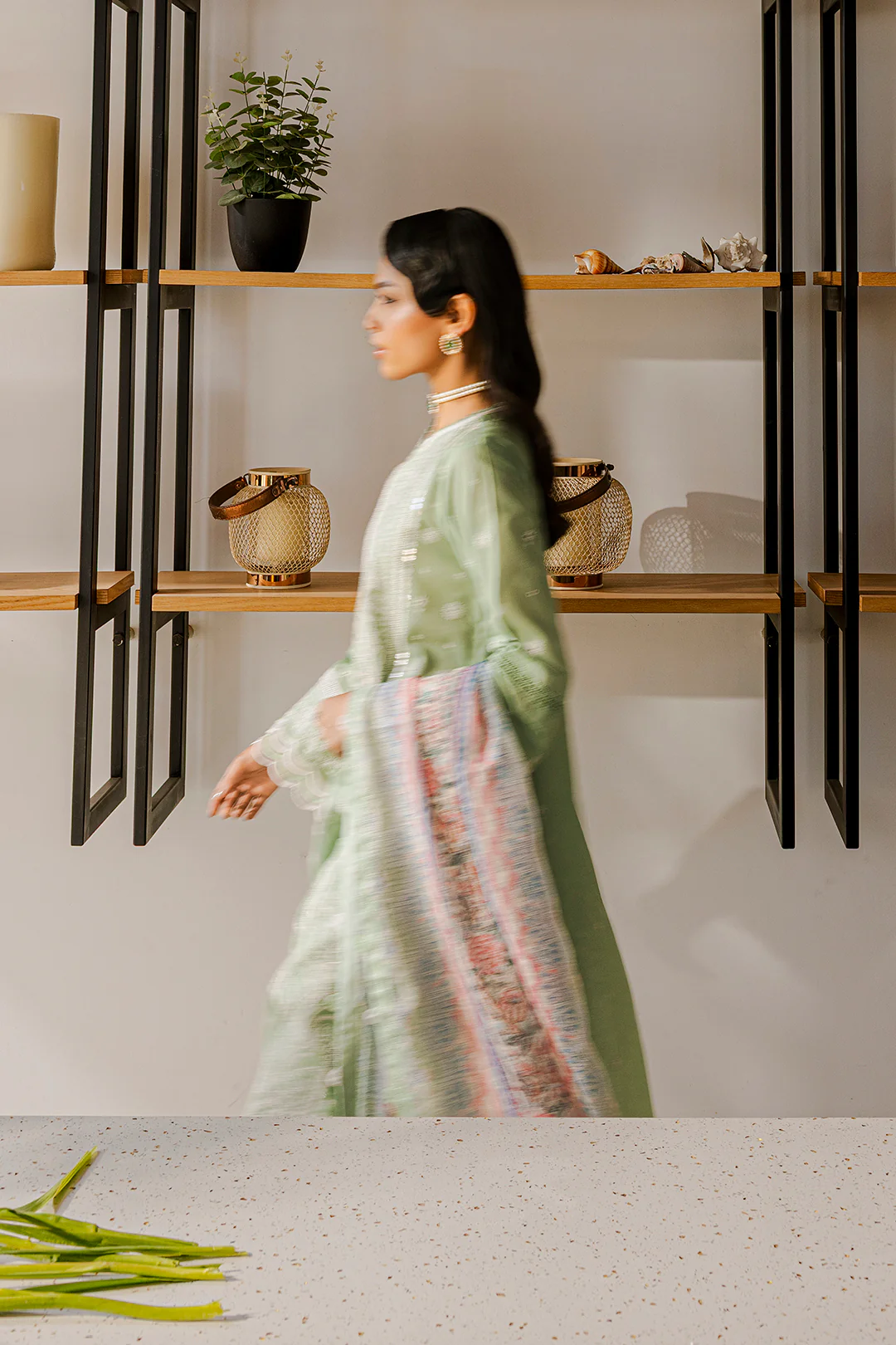 Embroidered Shirt Shalwar Dupatta - 0812 - Image 7