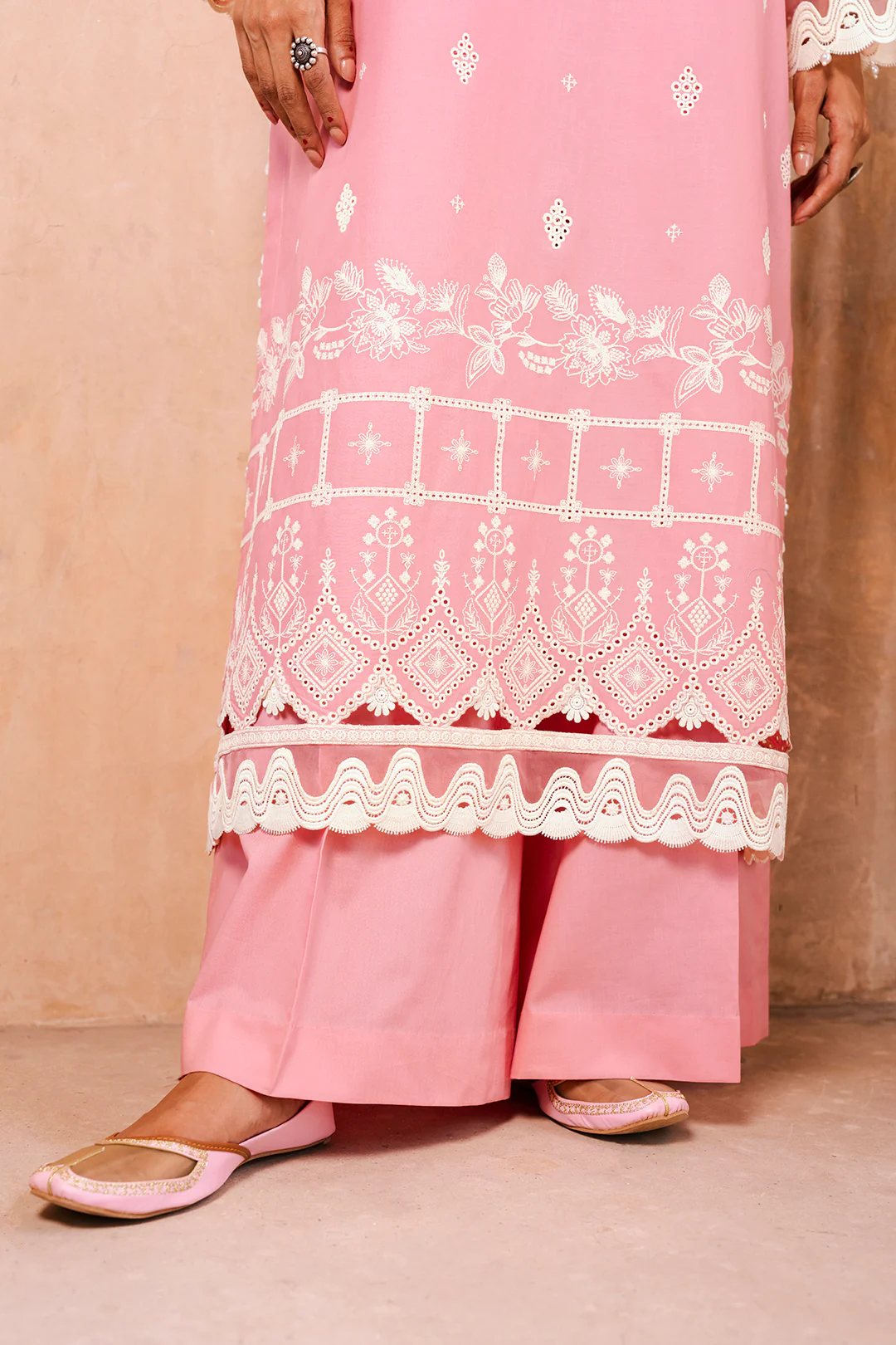 Embroidered Shirt Shalwar Dupatta - 0825 - Image 9