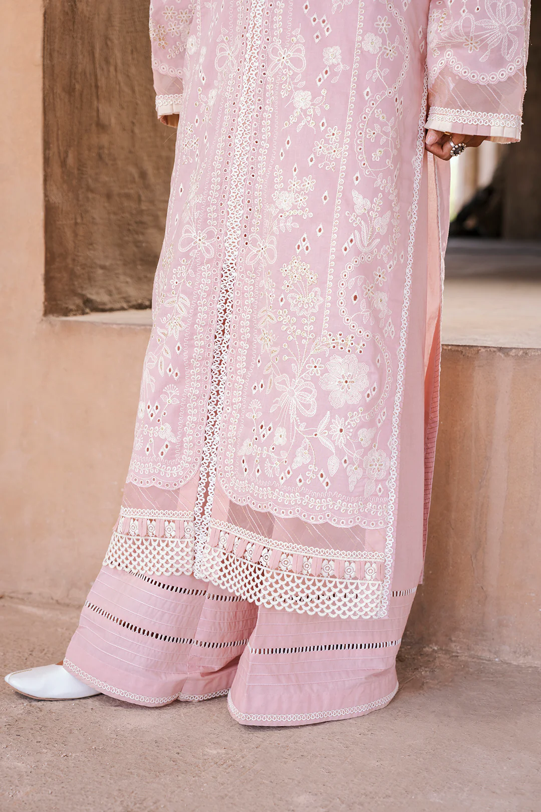 Embroidered Shirt Shalwar Dupatta - 0836 - Image 10