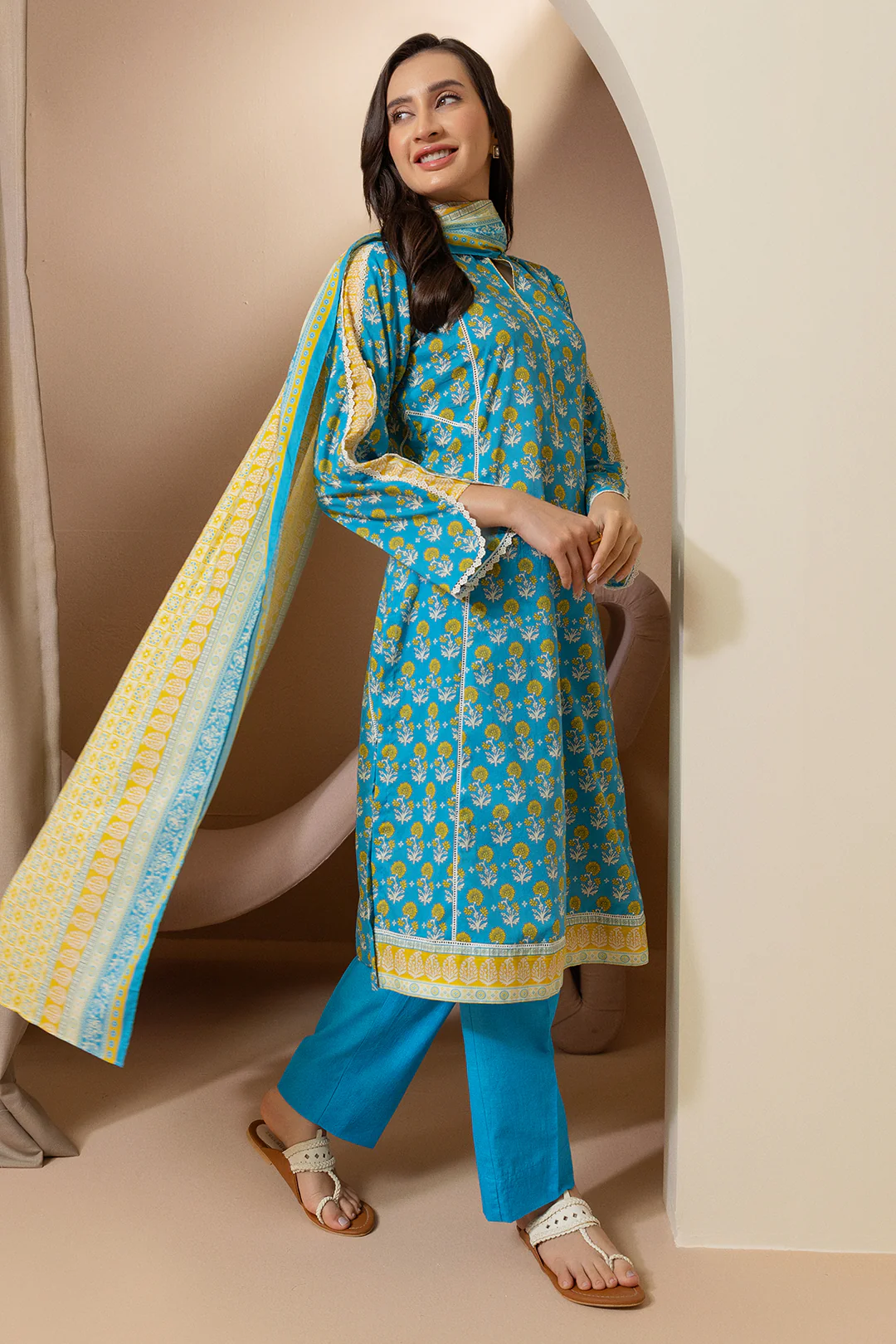 Shirt Shalwar Dupatta - 0180 - Image 6