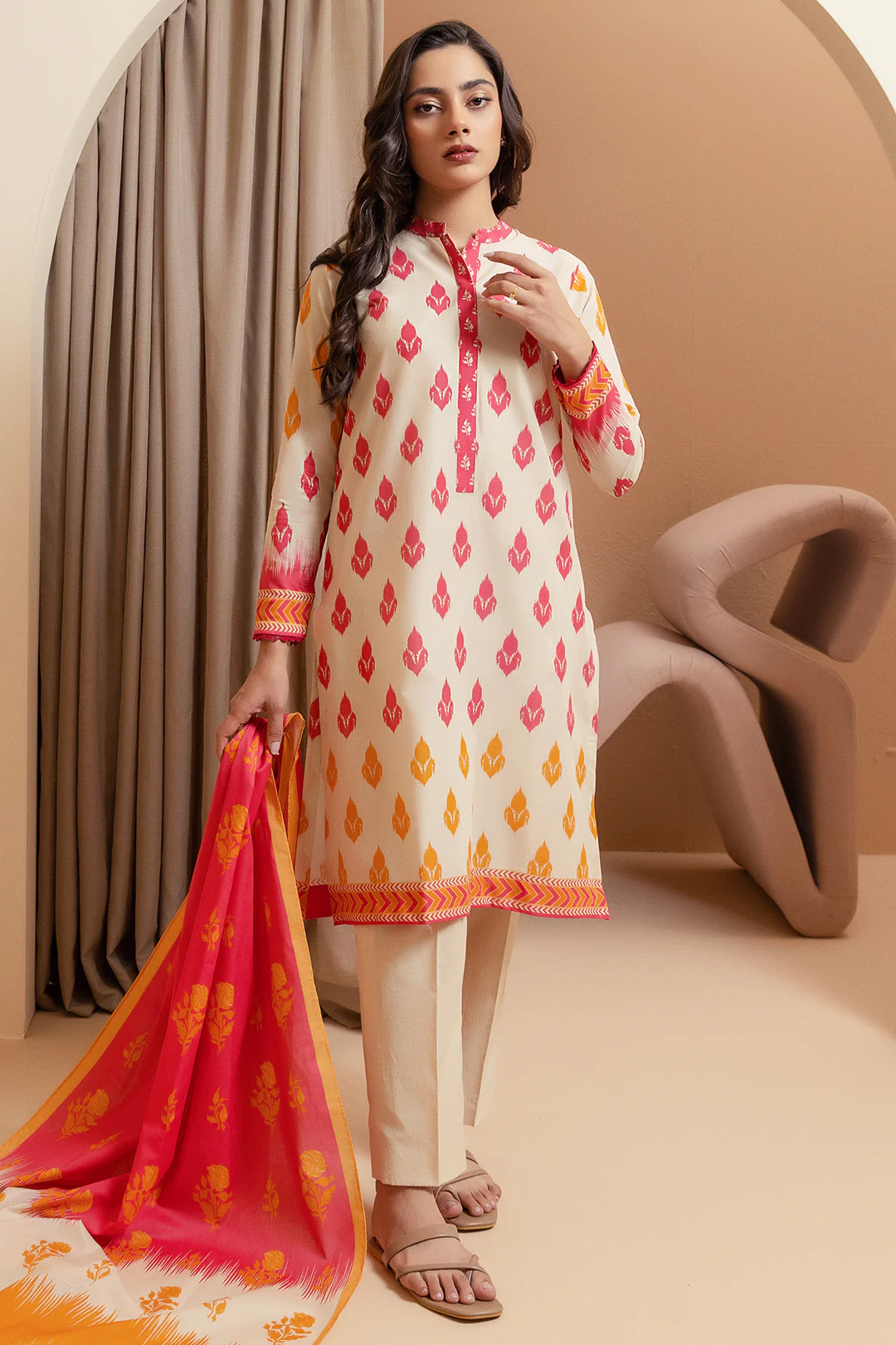 Shirt Shalwar Dupatta - 0198 - Image 4