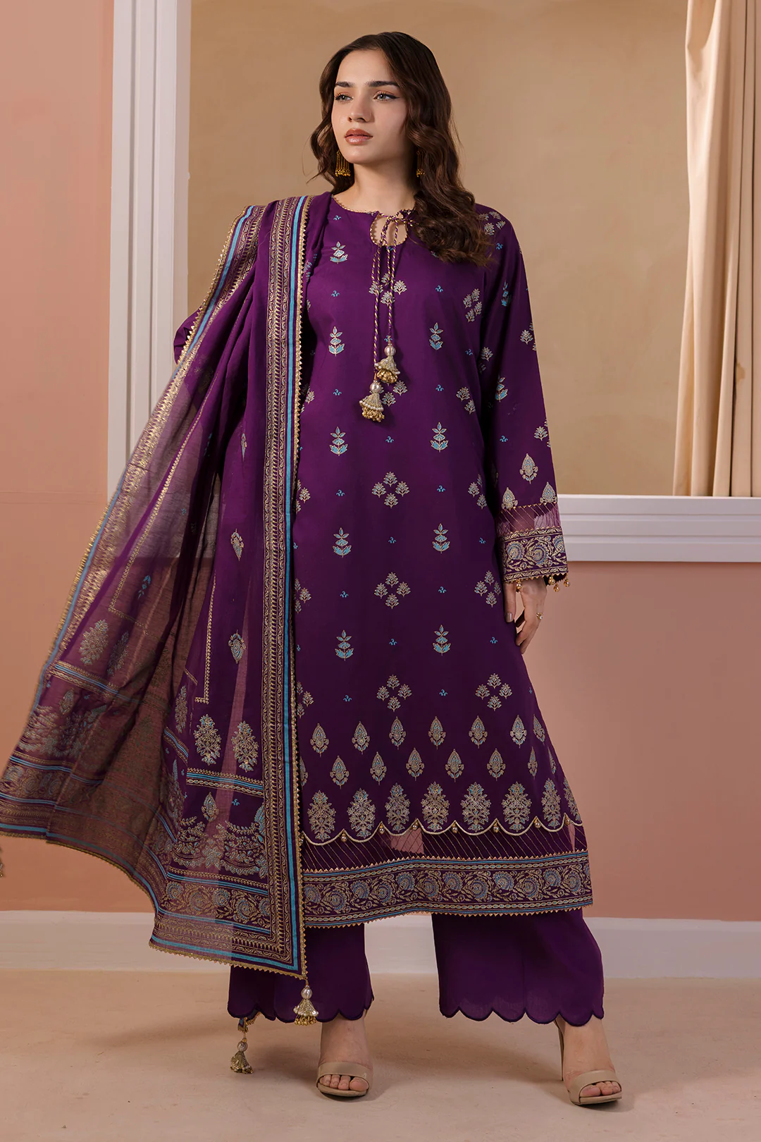 Shirt Shalwar Dupatta - 0203 - Image 4
