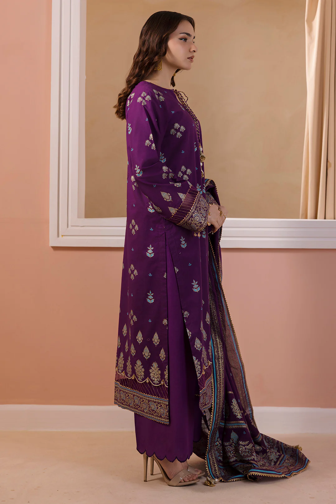 Shirt Shalwar Dupatta - 0203 - Image 5