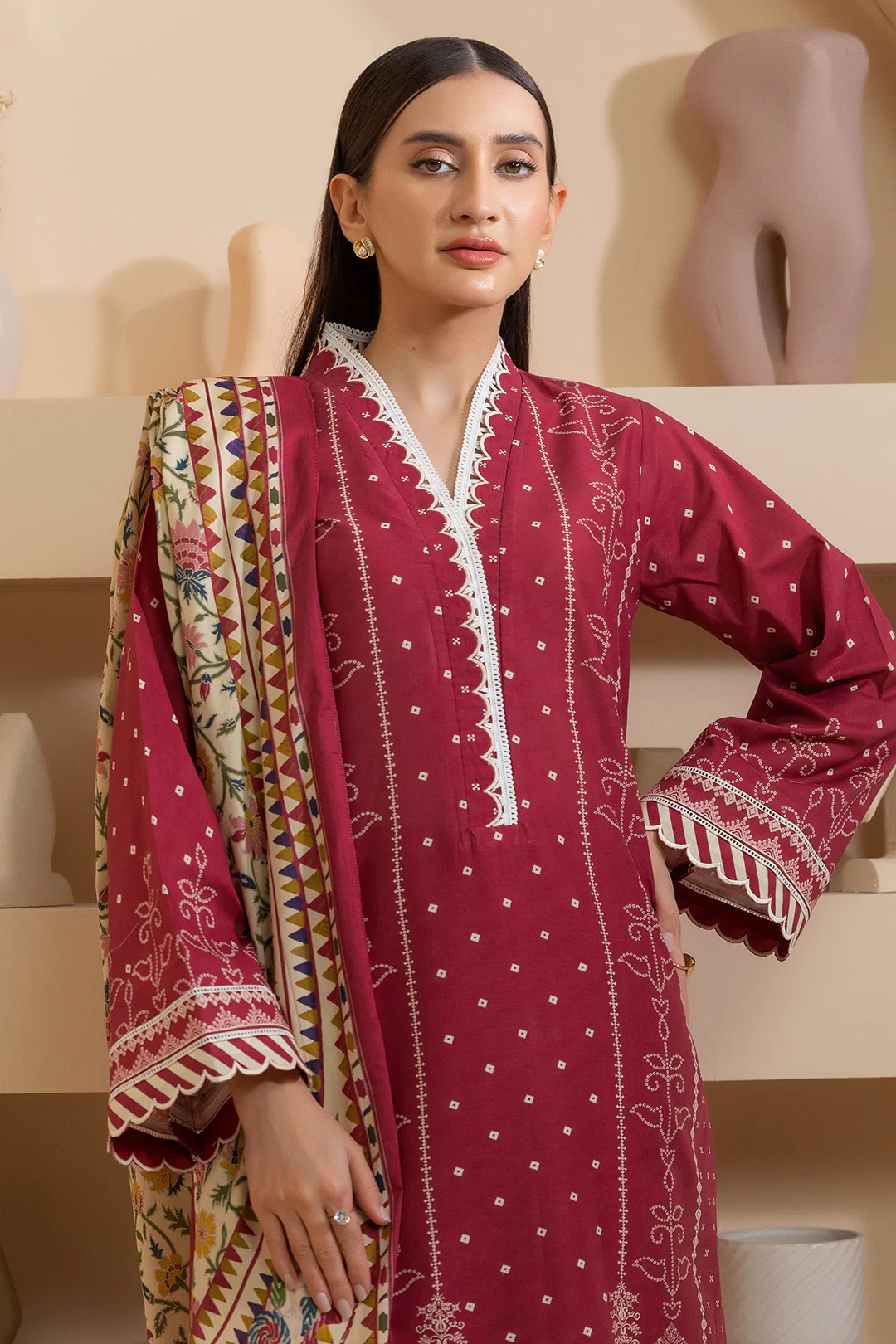 Shirt Shalwar Dupatta - 0206 - Image 5