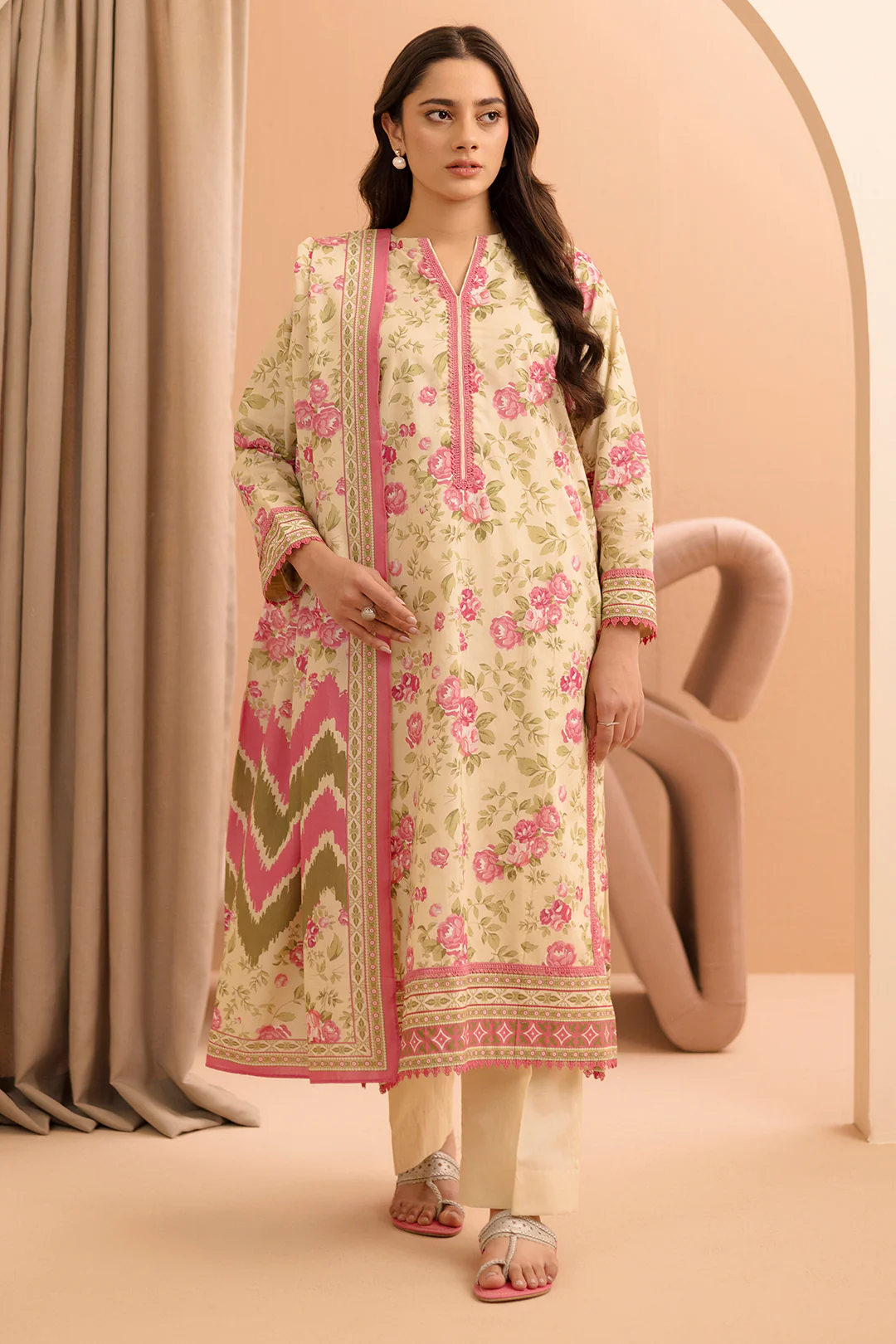 Shirt Shalwar Dupatta - 0263 - Image 4