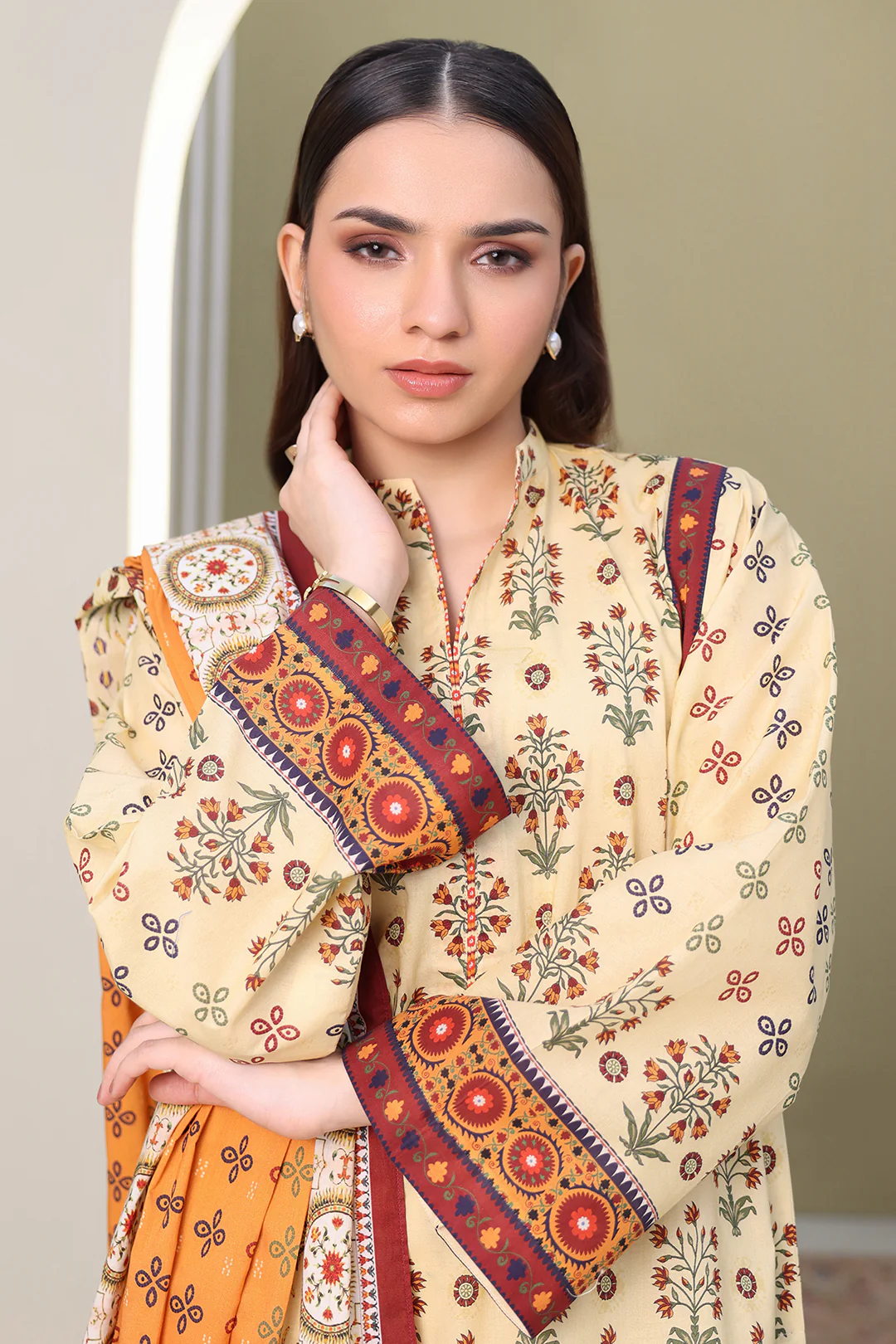 Shirt Shalwar Dupatta - 0338 - Image 3