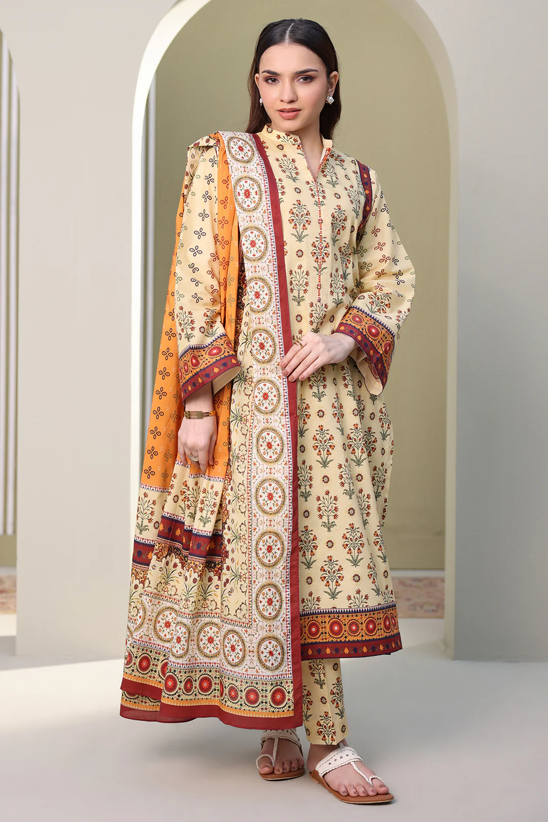 Shirt Shalwar Dupatta - 0338 - Image 4