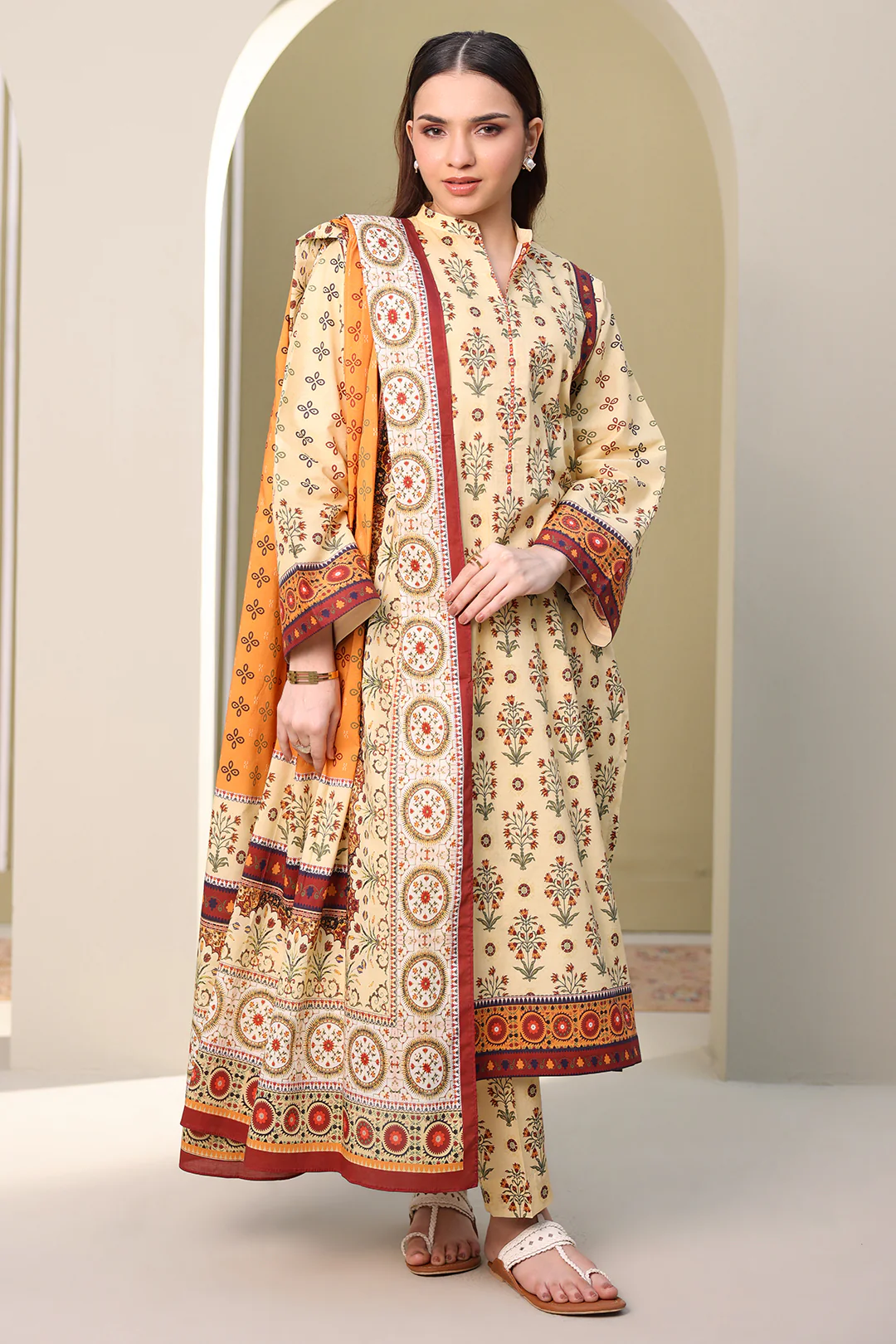 Shirt Shalwar Dupatta - 0338 - Image 7