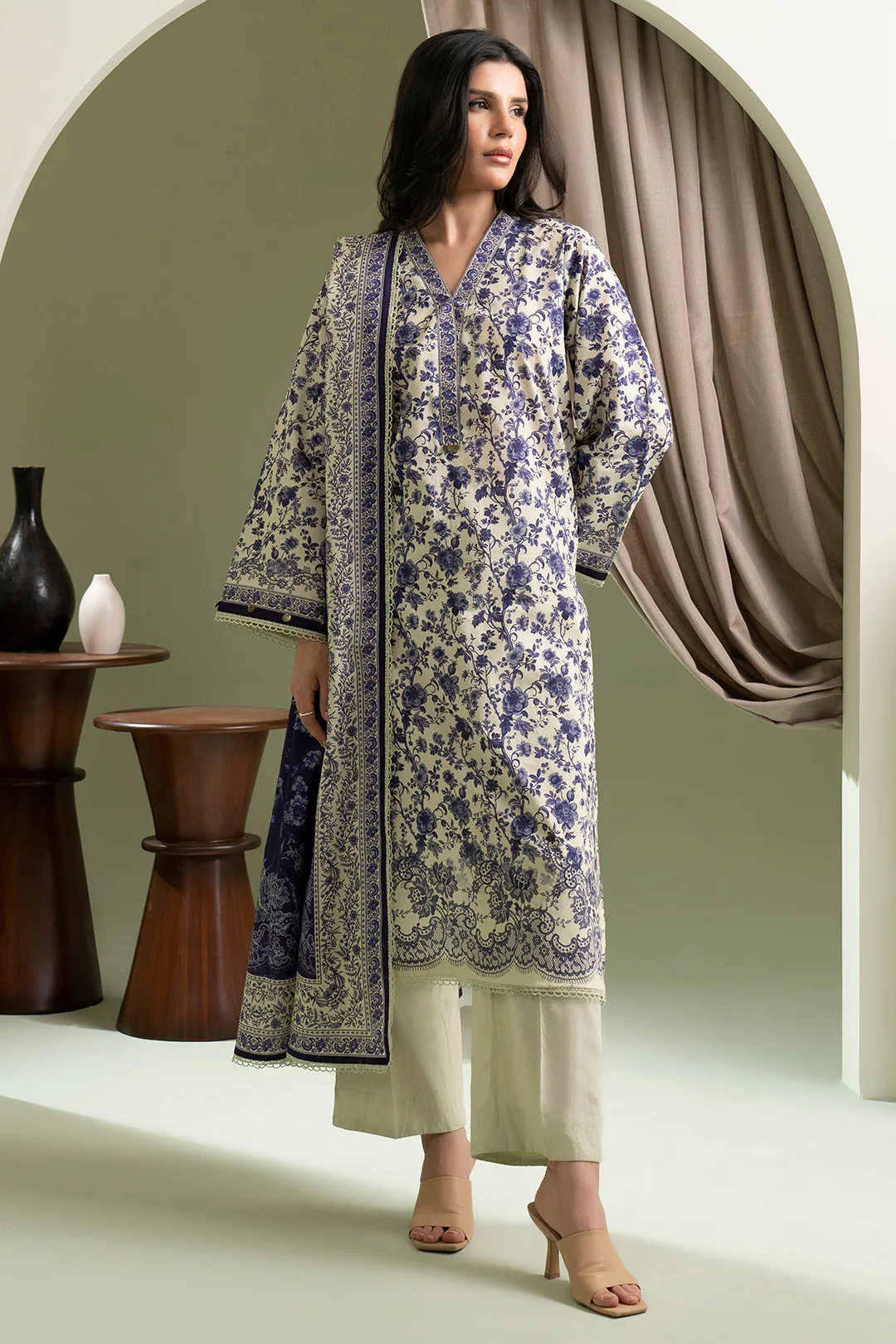 Shirt Shalwar Dupatta - 0436 - Image 4