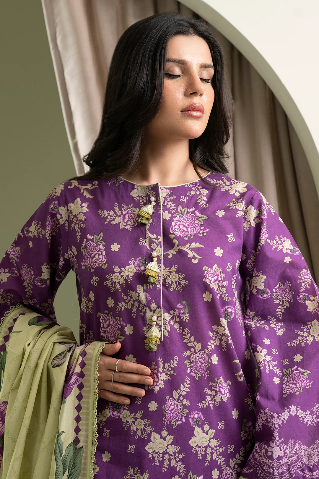 Shirt Shalwar Dupatta - 0444 - Image 2