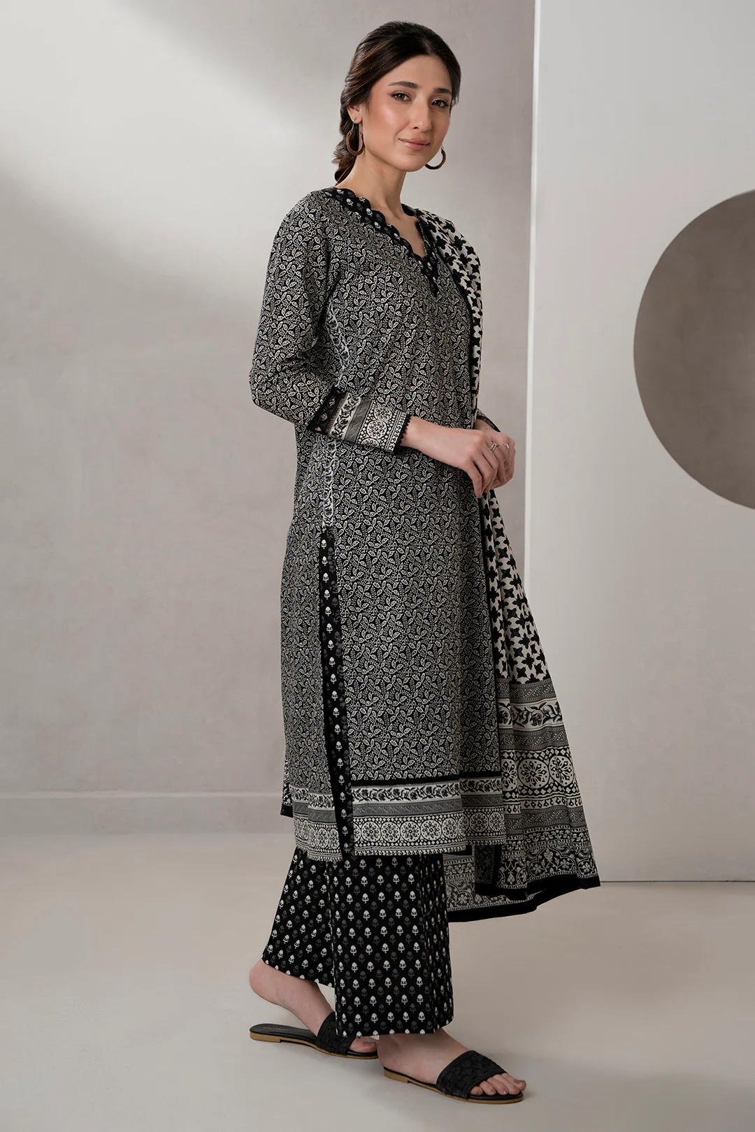 Shirt Shalwar Dupatta - 0451 - Image 4