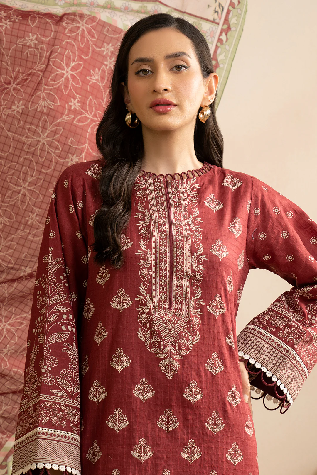 Shirt Shalwar Dupatta - 0455 - Image 2