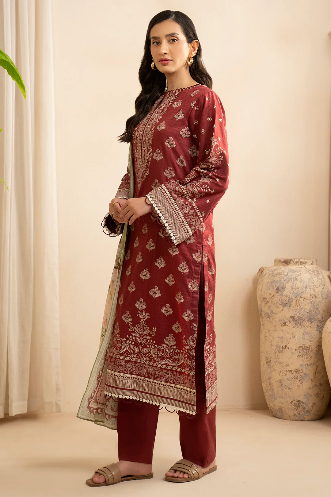 Shirt Shalwar Dupatta - 0455 - Image 6