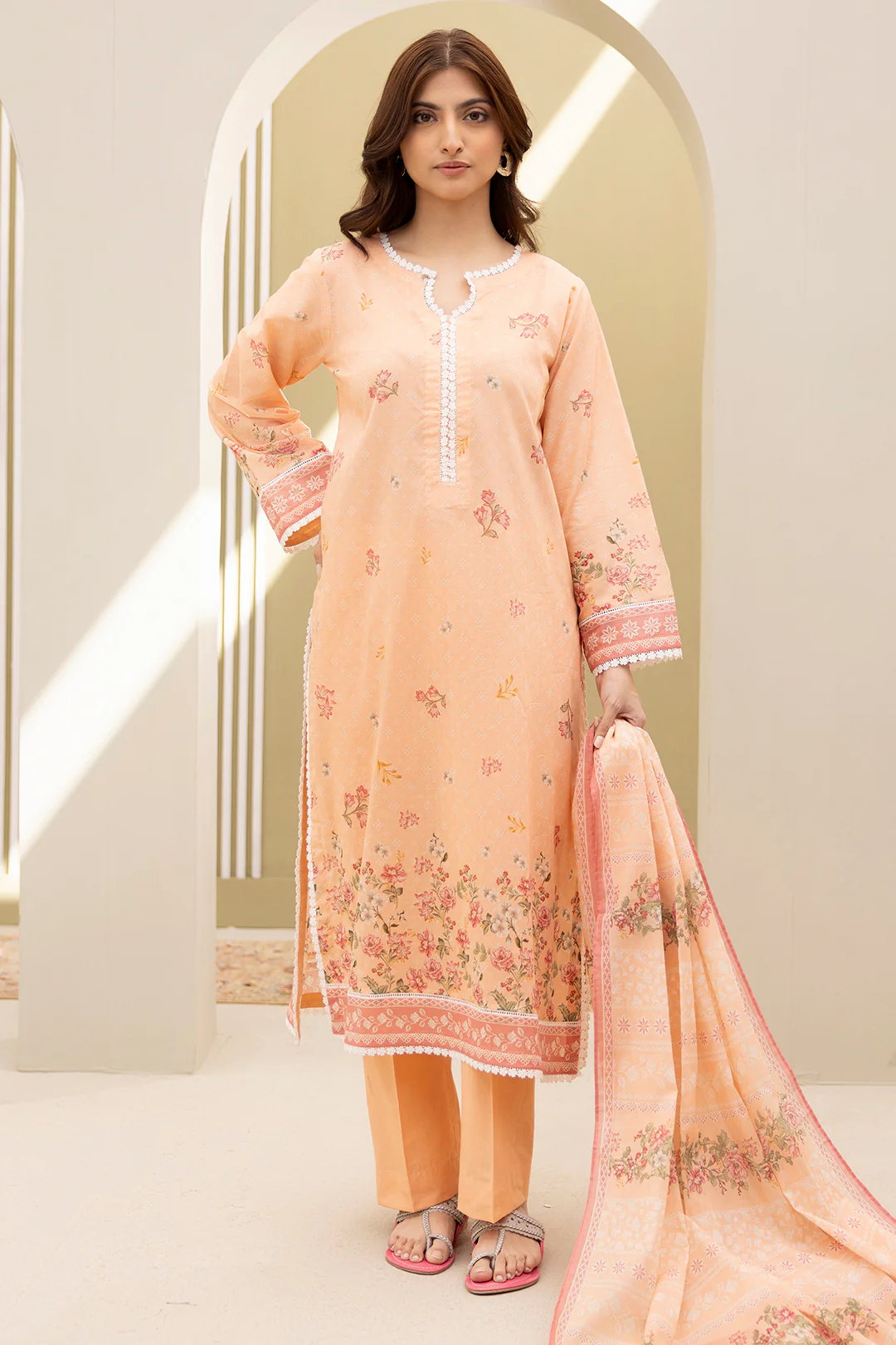 Shirt Shalwar Dupatta - 0498 - Image 4