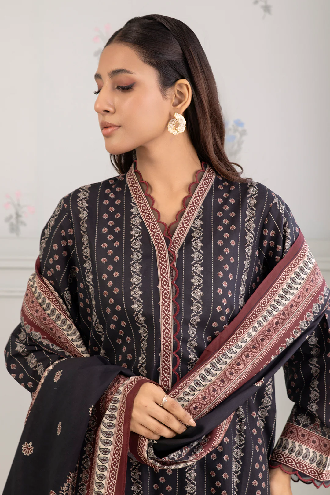 Shirt Shalwar Dupatta - 0504 - Image 3