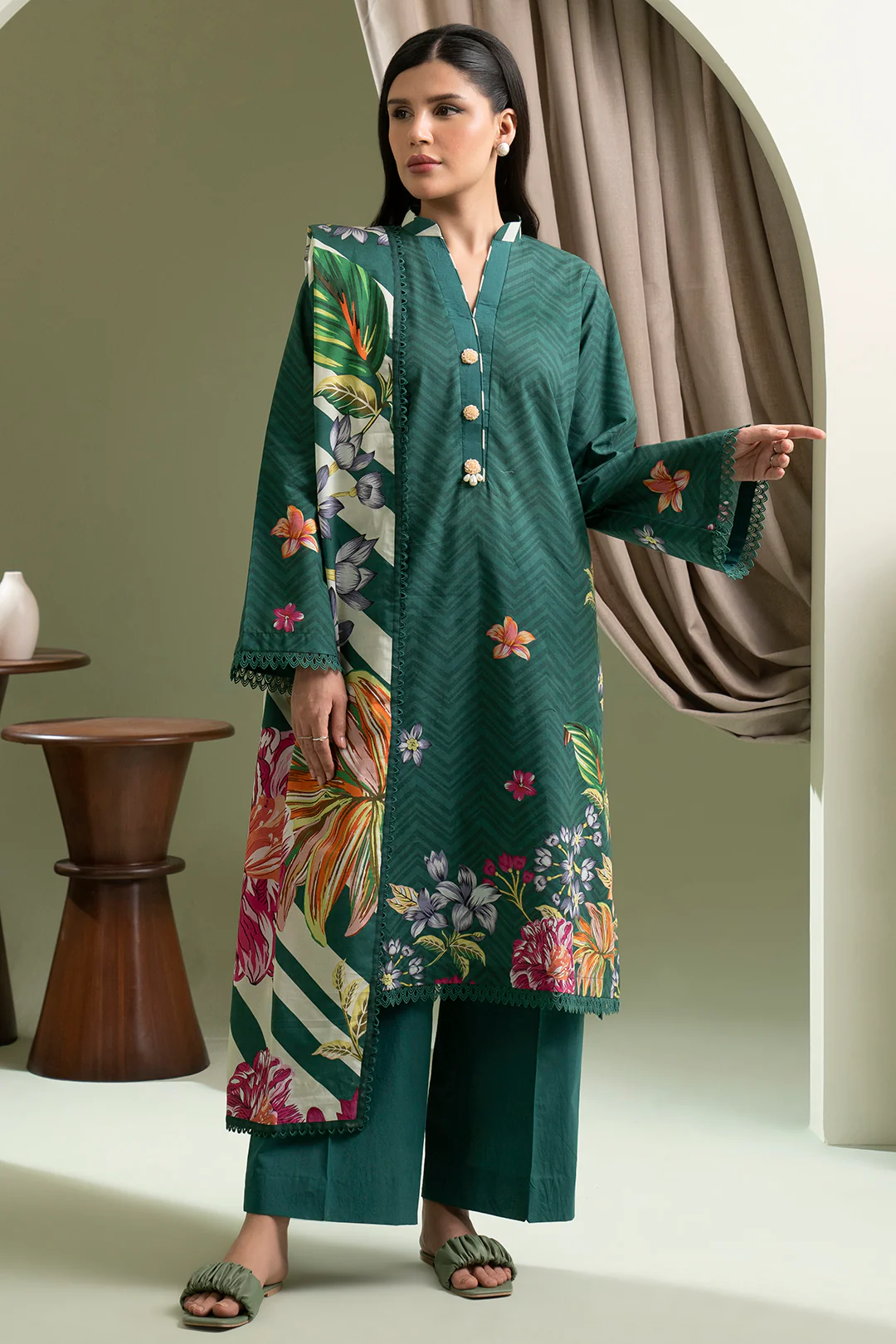 Shirt Shalwar Dupatta - 0508 - Image 6