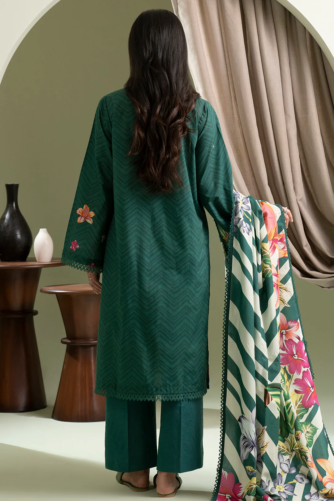 Shirt Shalwar Dupatta - 0508 - Image 7