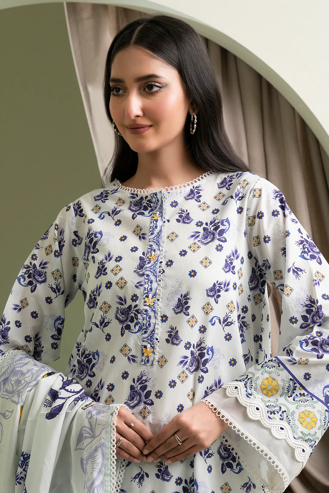 Shirt Shalwar Dupatta - 0509 - Image 2