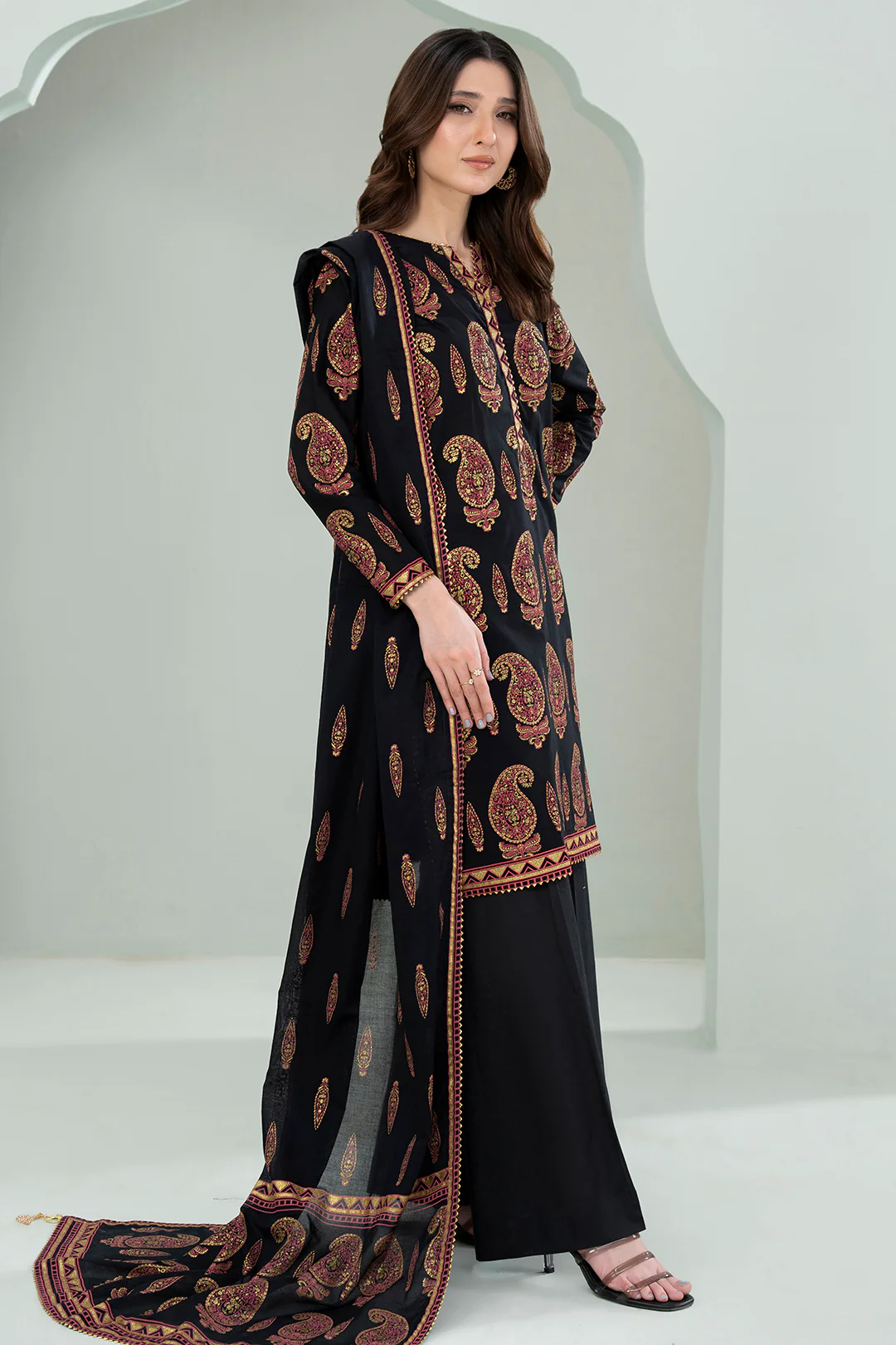 Shirt Shalwar Dupatta - 0512 - Image 3