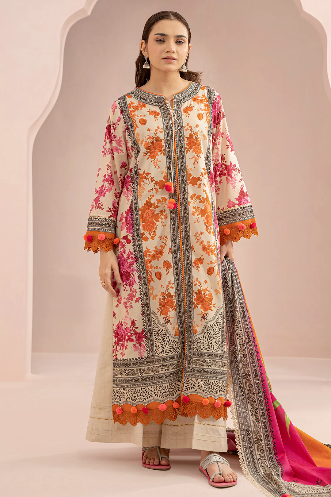 Shirt Shalwar Dupatta - 0520 - Image 2