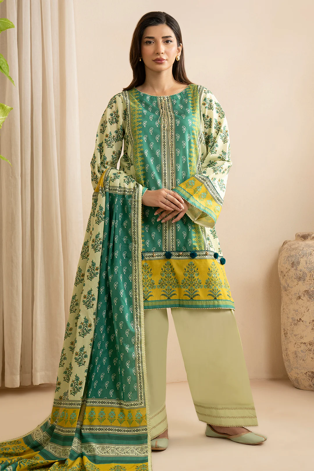 Shirt Shalwar Dupatta - 0566 - Image 5