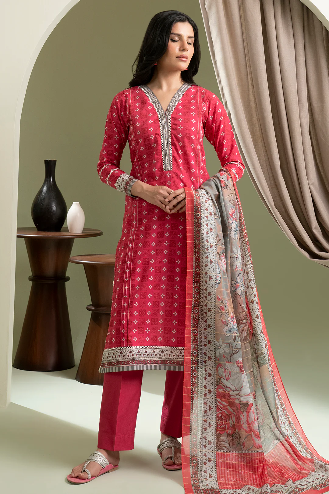 Shirt Shalwar Dupatta - 0575 - Image 3
