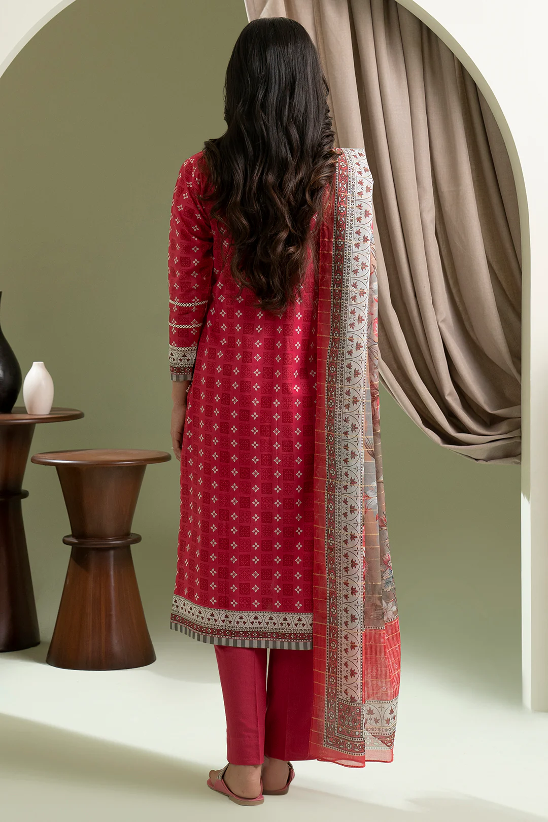 Shirt Shalwar Dupatta - 0575 - Image 9