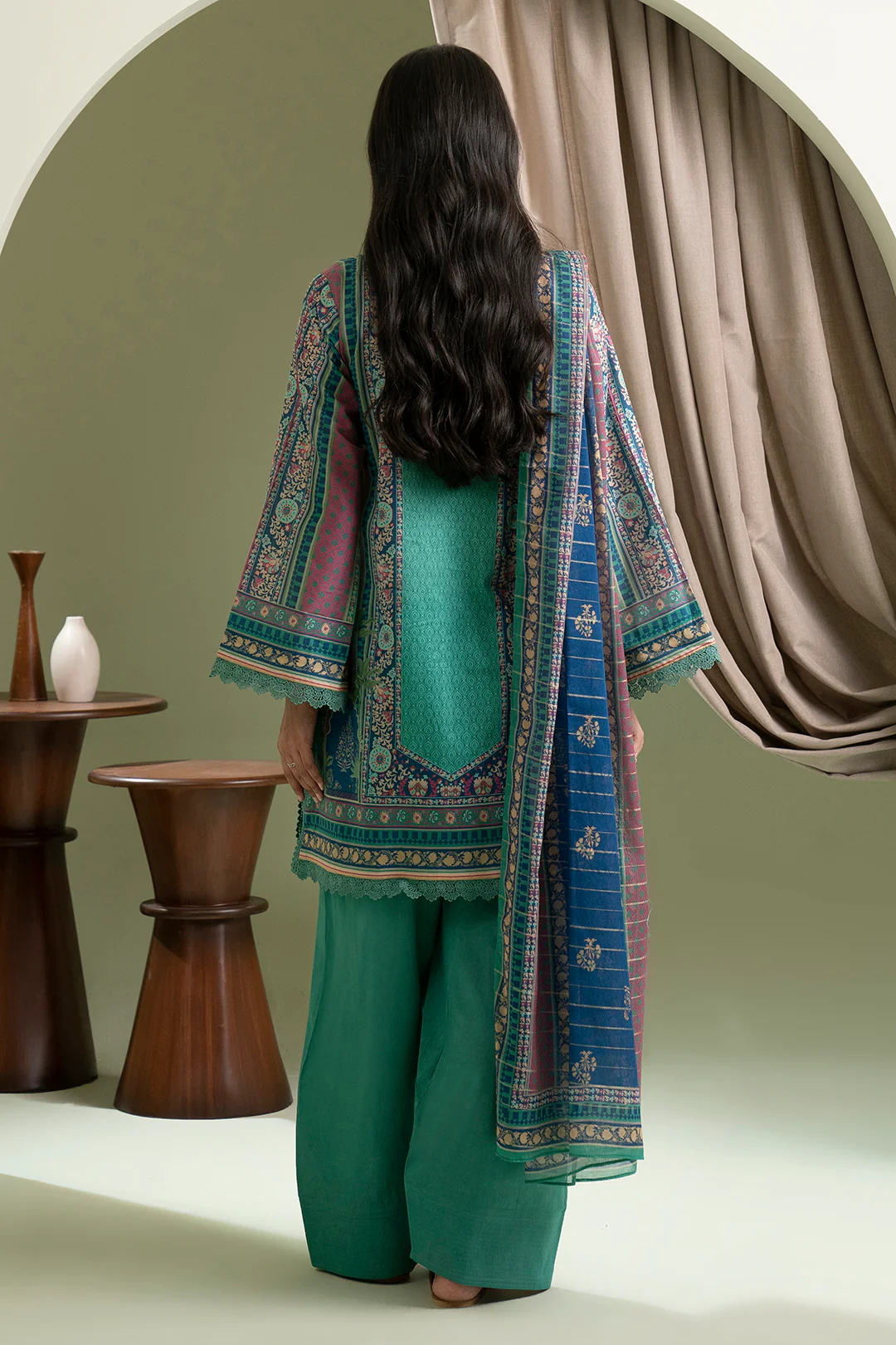 Shirt Shalwar Dupatta - 0580 - Image 10