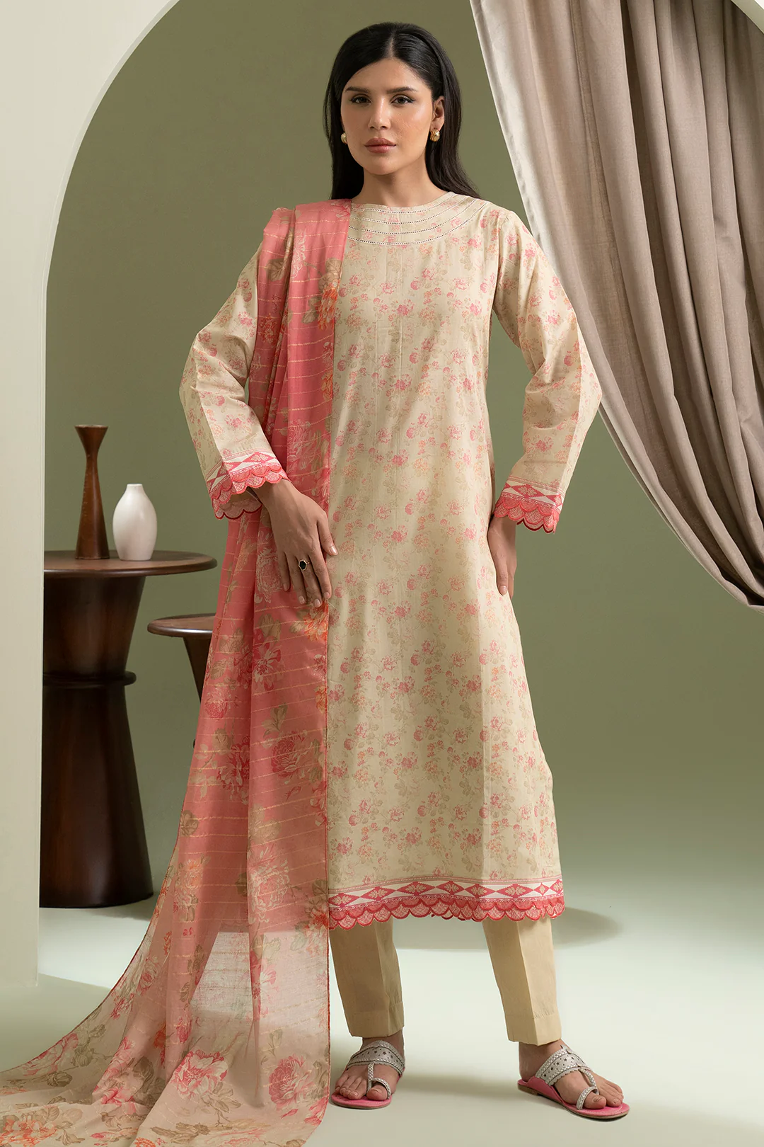 Shirt Shalwar Dupatta - 0587 - Image 3