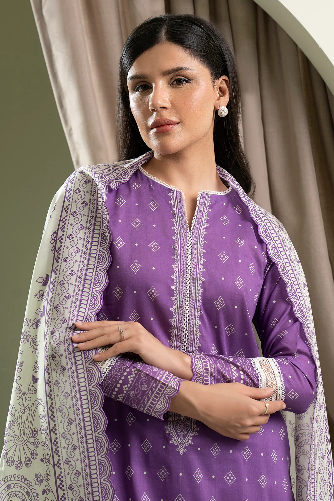 Shirt Shalwar Dupatta - 0589 - Image 2