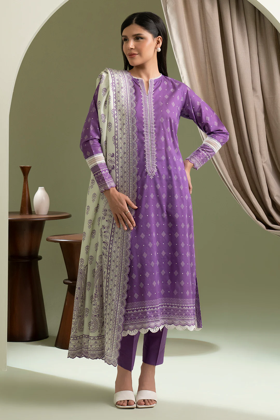 Shirt Shalwar Dupatta - 0589 - Image 6