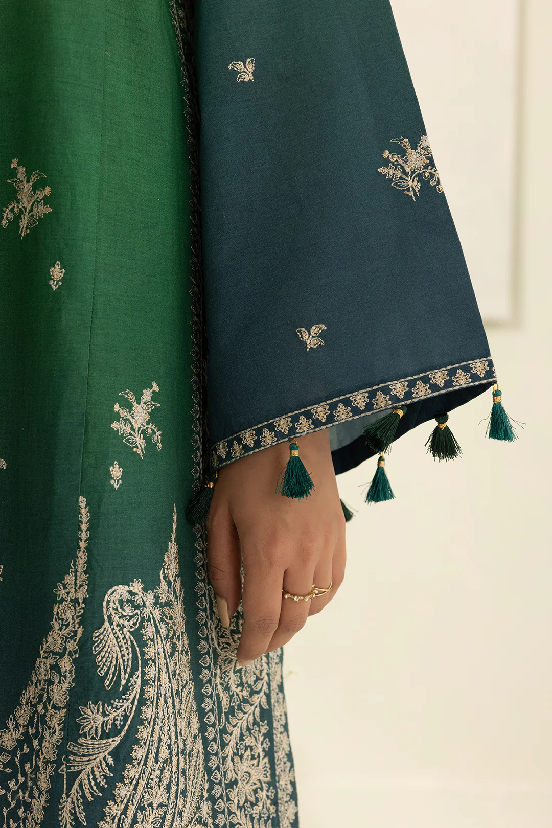 Embroidered Shirt Shalwar Dupatta - 0512 - Image 6