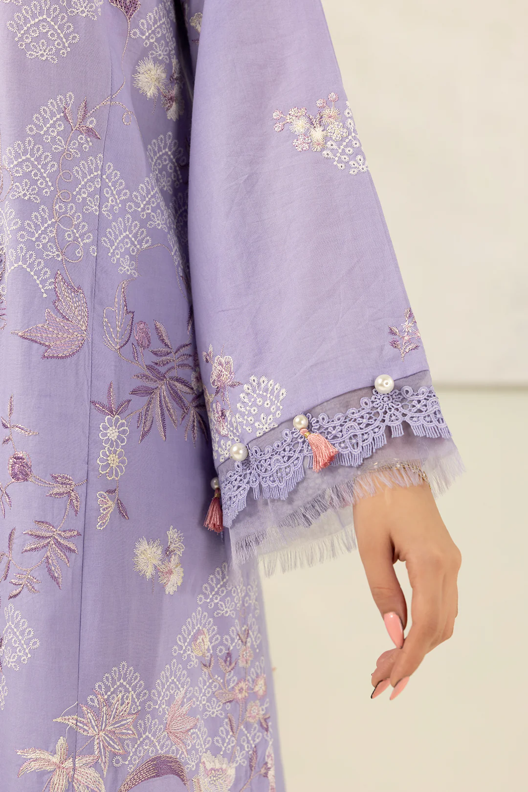 Embroidered Shirt Shalwar Dupatta - 0516 - Image 8